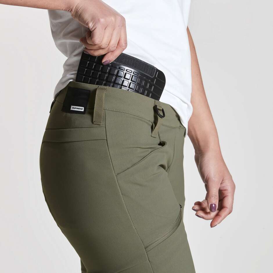 Jeans Moto Donna Spidi CHARGED LADY Militare