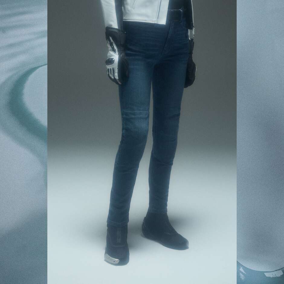 Jeans Moto Donna Spidi J-FIT SUPERSLIM HW LADY Blue Dark Used