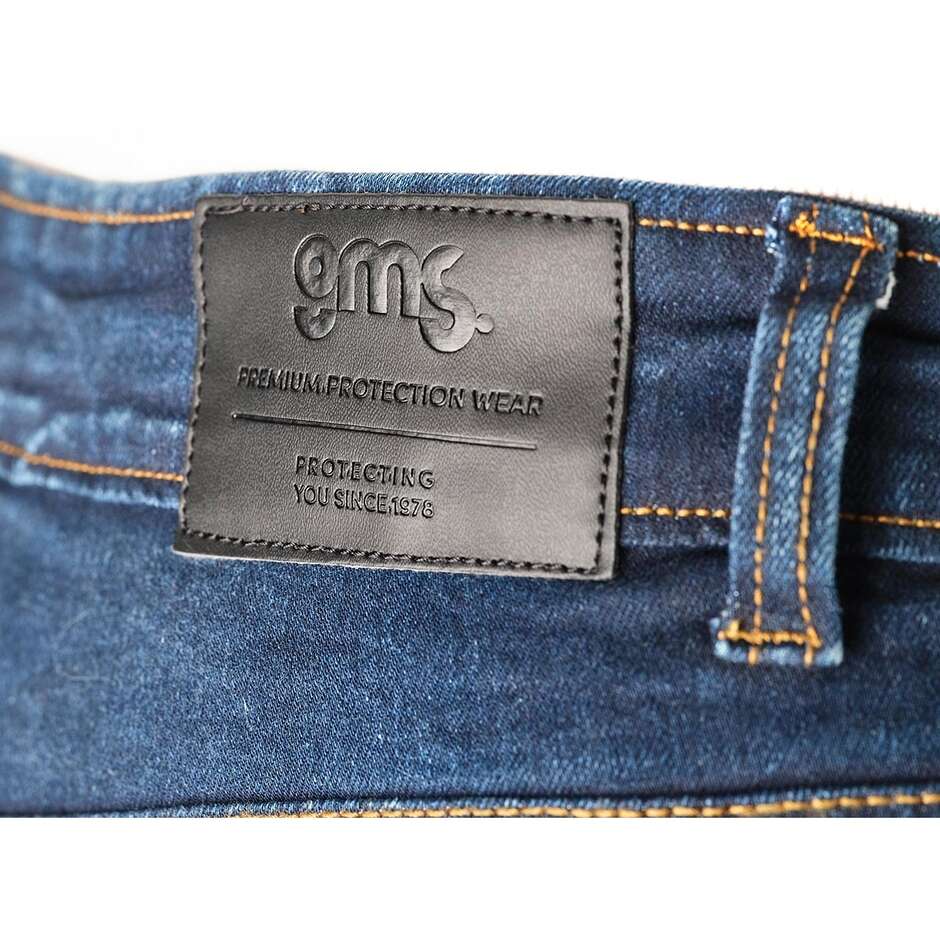 Jeans Moto GMS Austin Regular Uomo blu scuro - L30