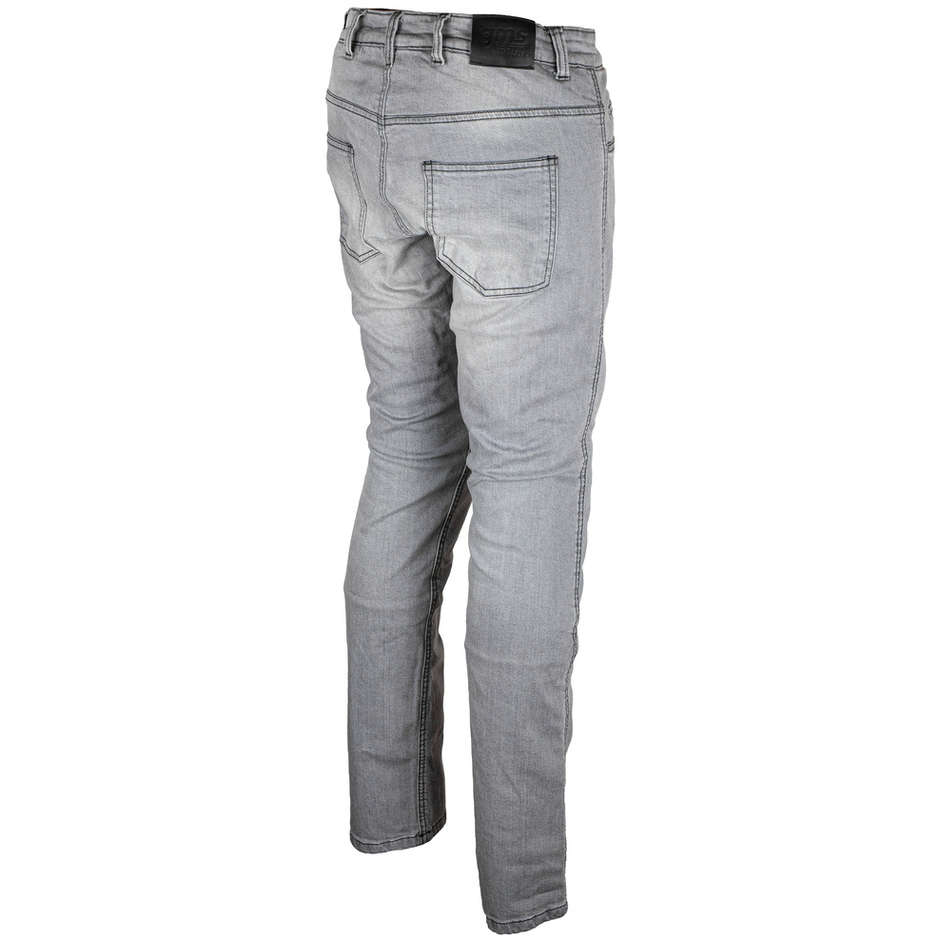 Jeans Moto Gms COBRA Grigio Chiaro L32