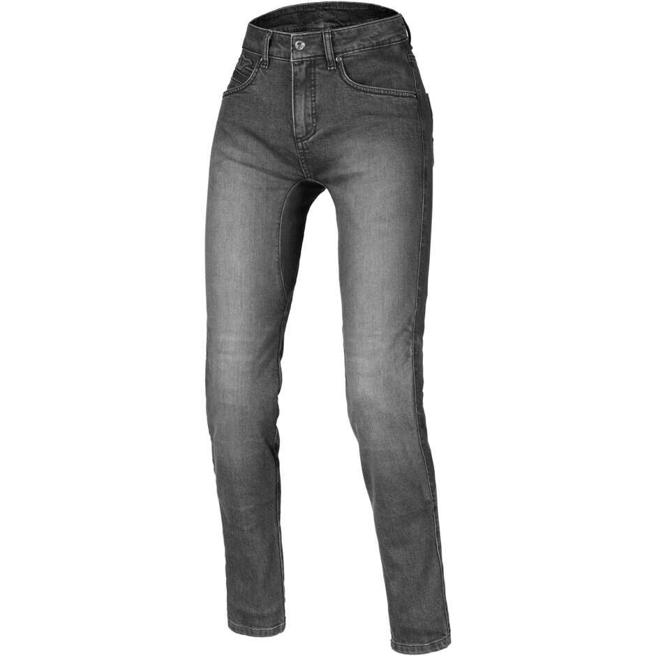 Jeans Moto Macna Bloom Dark Grigio