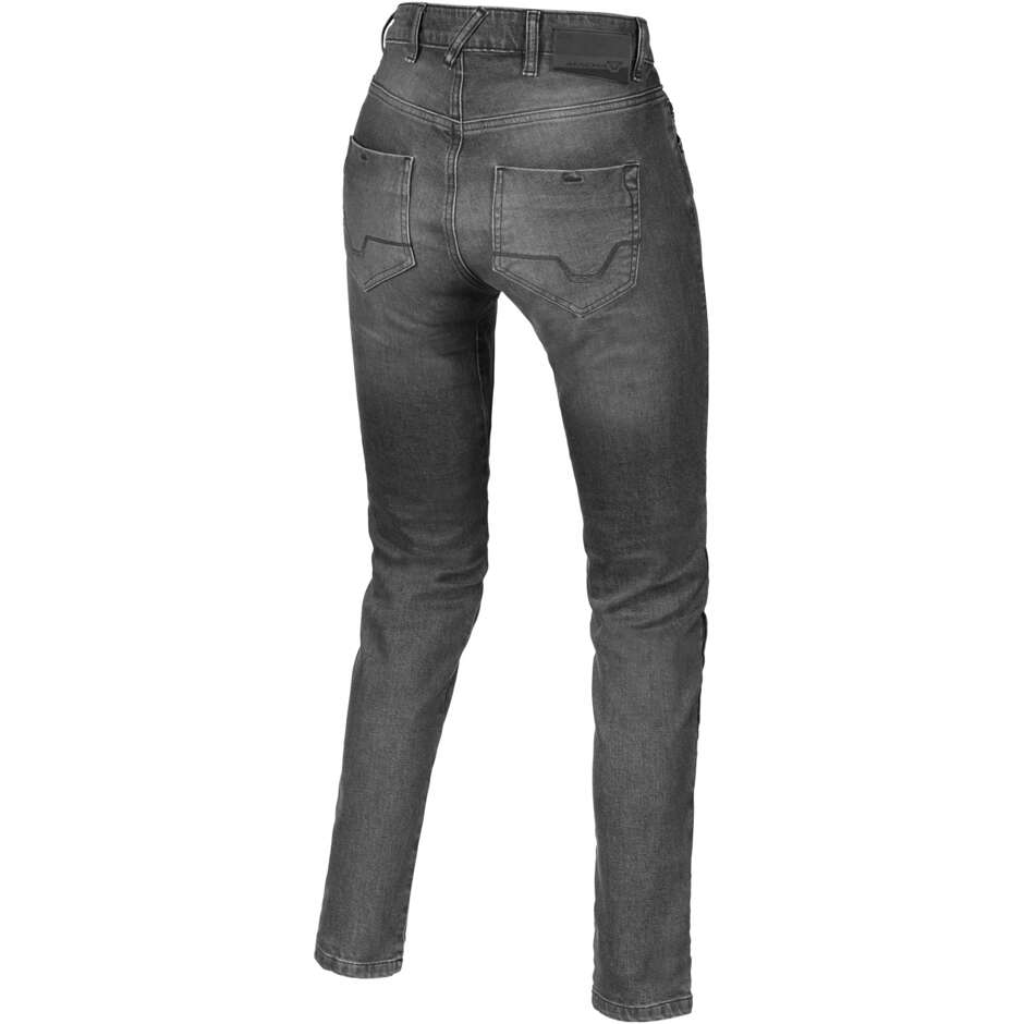 Jeans Moto Macna Bloom Dark Grigio