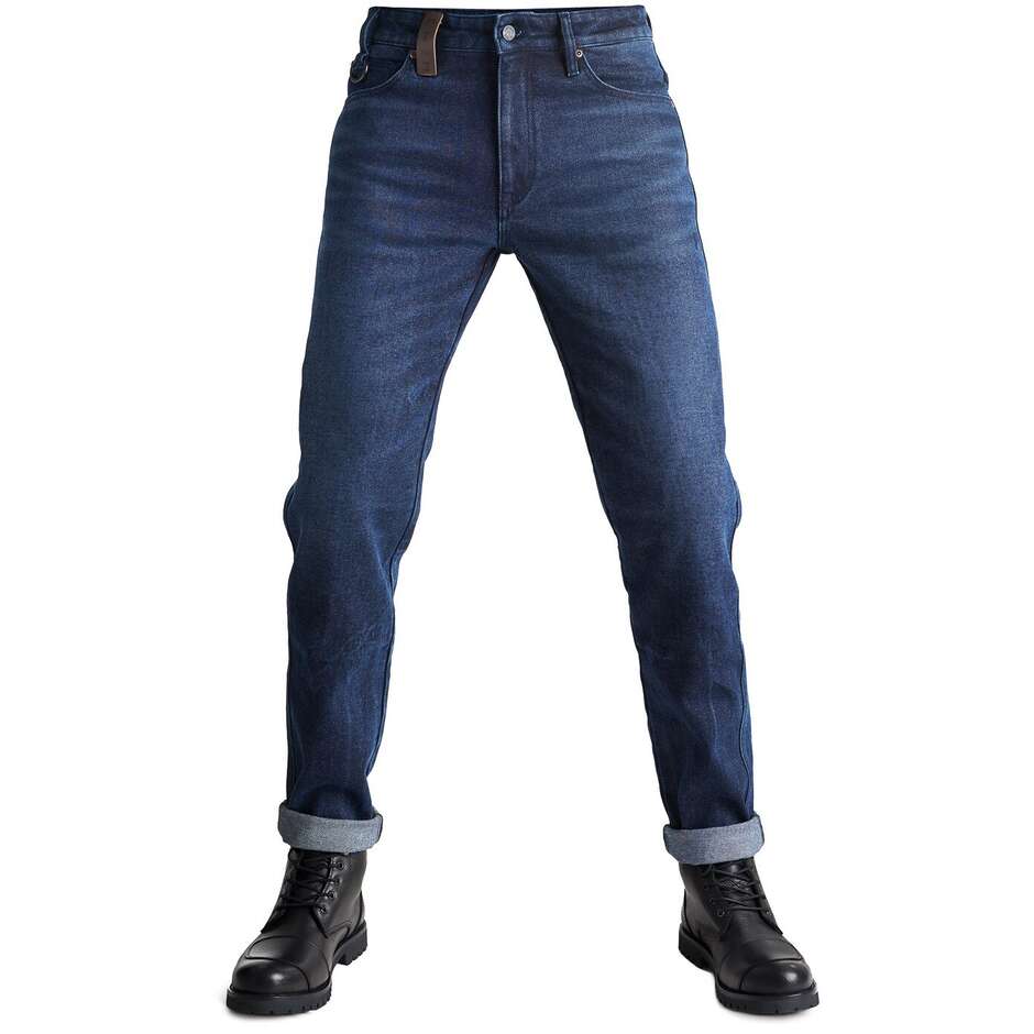 Jeans Moto Pando Moto Men's Slim-Fit ARNIE SLIM BLU - L34