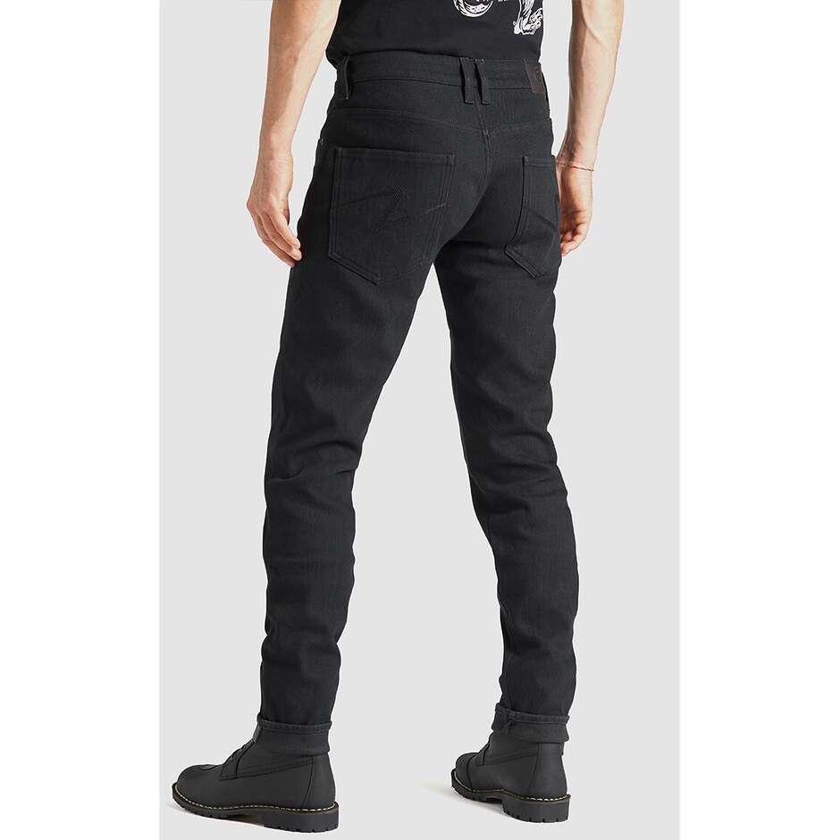 Jeans Moto Pando Moto Men's Slim-Fit Dyneema  STEEL BLACK 02 - L32