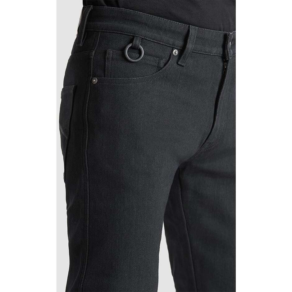 Jeans Moto Pando Moto Men's Slim-Fit Dyneema  STEEL BLACK 02 - L32