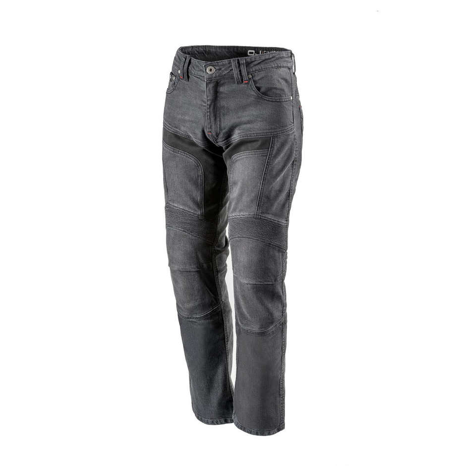 Jeans Moto Pantalon OJ JUMPER HOMME Noir