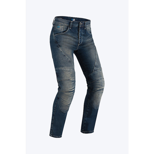 Jeans moto PMJ Promo Jeans DALLAS Bleu