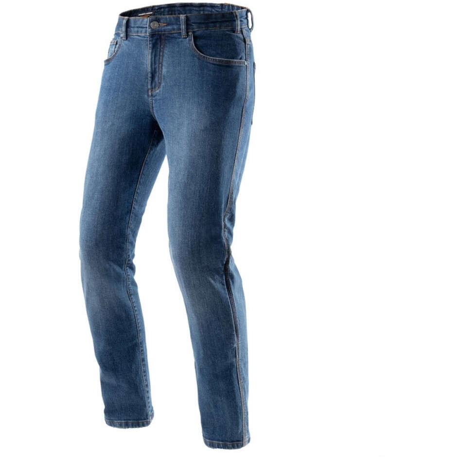 Jeans Moto Rebelhorn CLASSIC Monolayer Blu Slavato L32