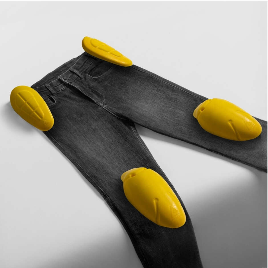 Jeans Moto Rebelhorn CLASSIC Monolayer Nero Slavato L36