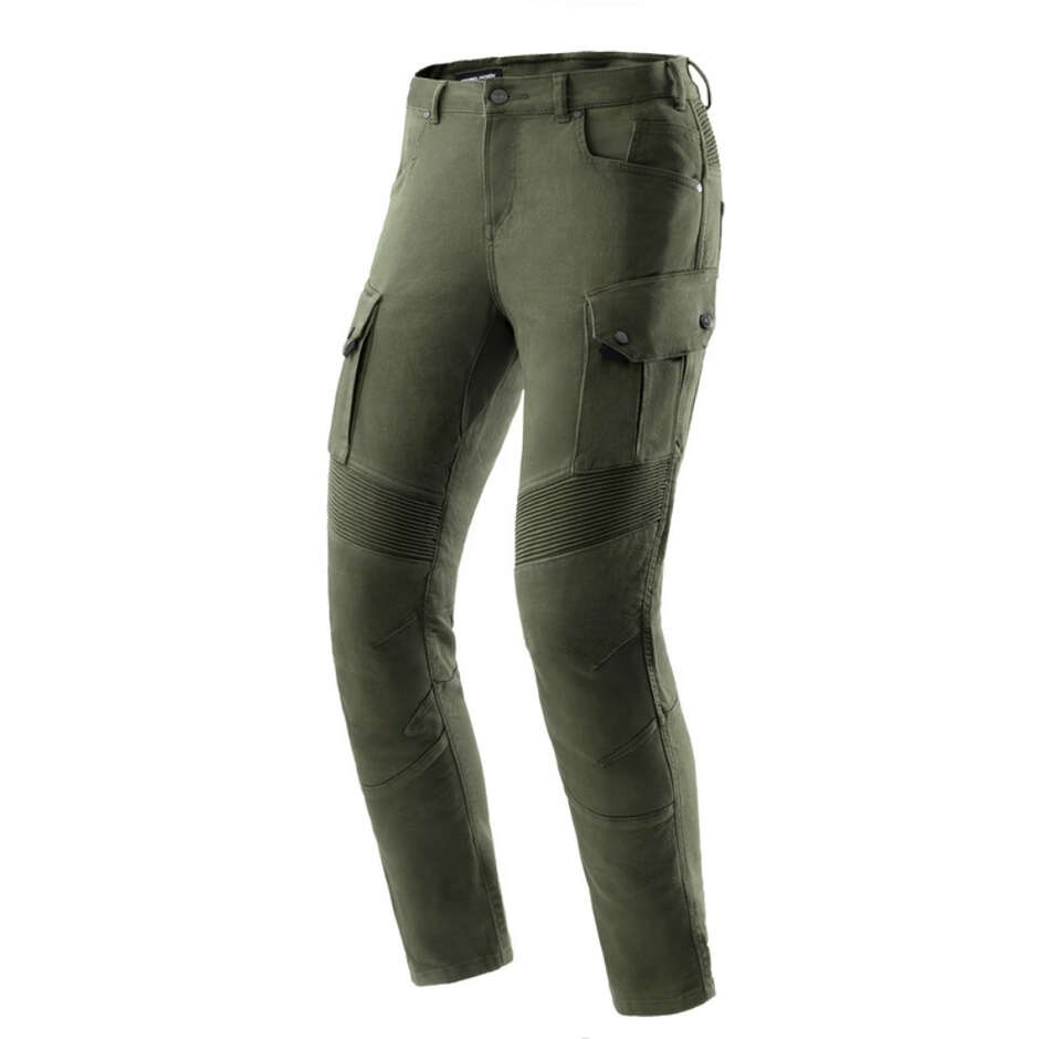 Jeans Moto Rebelhorn FASTER Verde Oliva L32