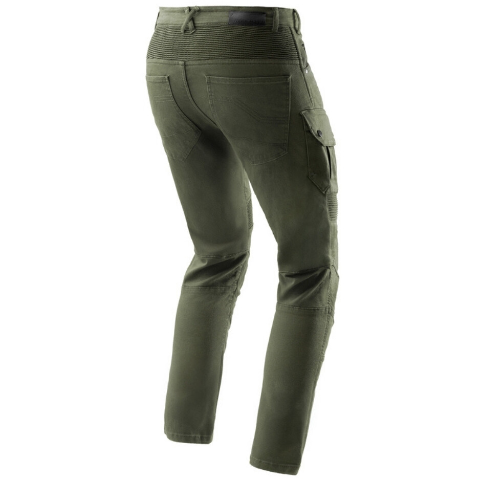Jeans Moto Rebelhorn FASTER Verde Oliva L32