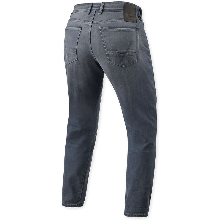 Jeans Moto Rev'it Keegan Tapered Blu Medio Vintage L32