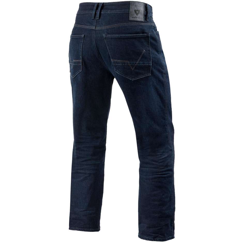 Jeans Moto Rev'it LOMBARD 3 RF Blu Scuro Slavato L36