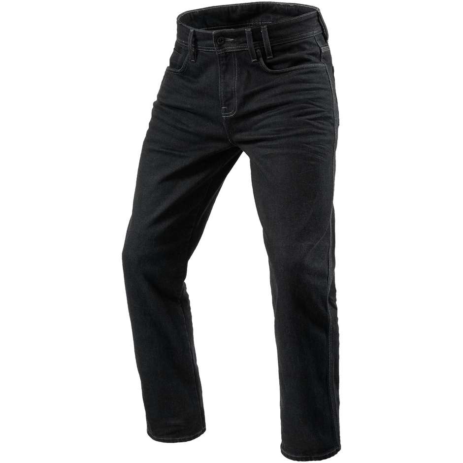 Jeans Moto Rev'it LOMBARD 3 RF Gris Foncé délavé L36