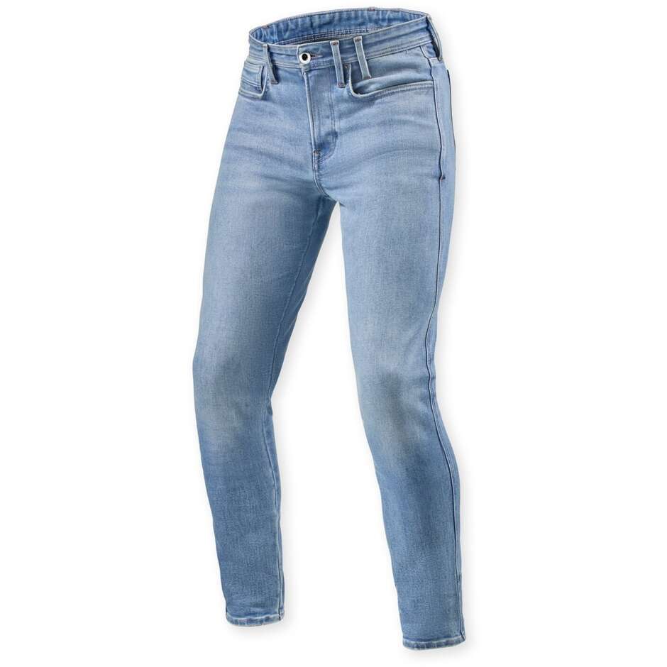 Jeans Moto Rev'it Piston 3 Skinny Vintage Hellblau - L34
