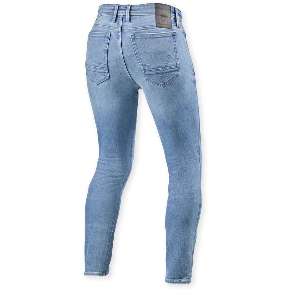 Jeans Moto Rev'it Piston 3 Skinny Vintage Hellblau - L34