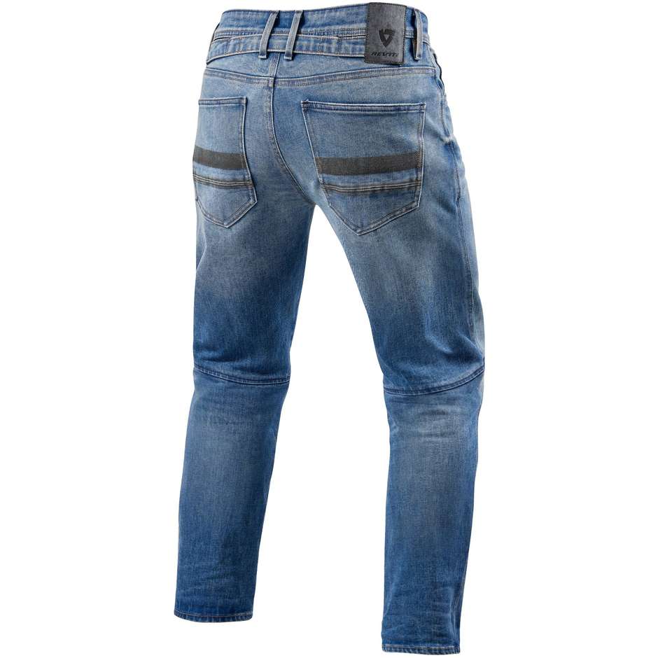 Jeans Moto Rev'it SALT TF Blu Medio Slavato L36