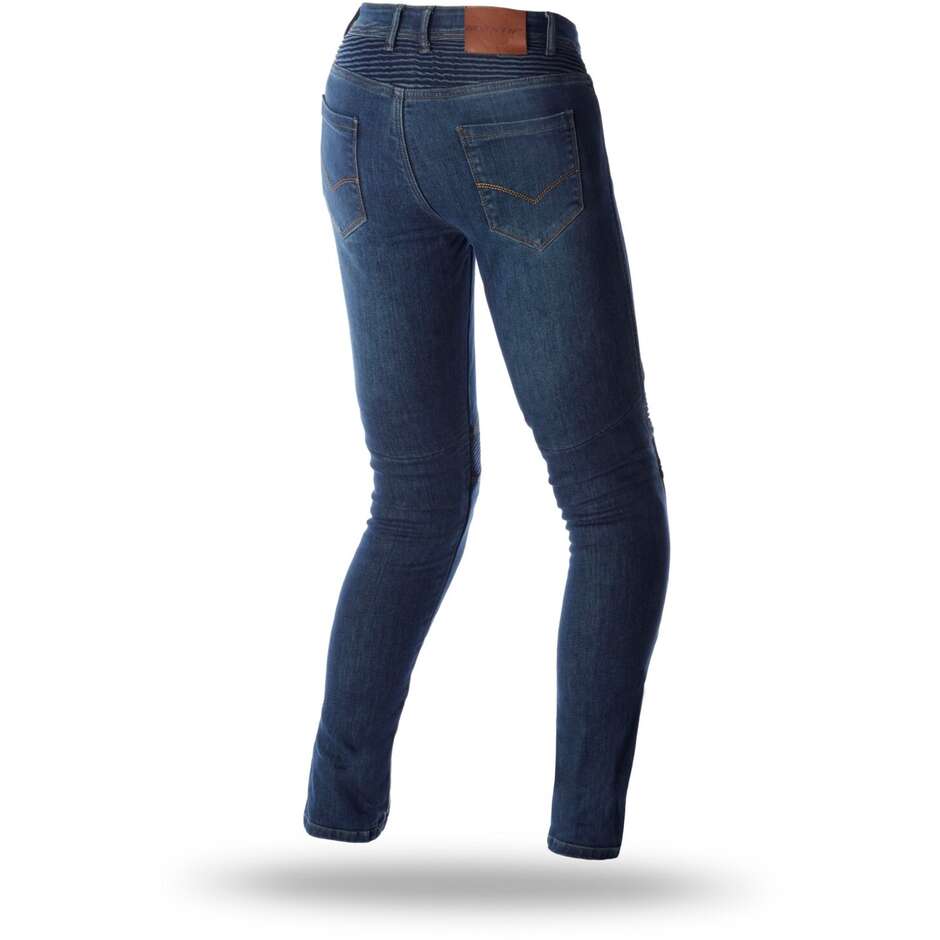 Jeans Moto Seventy PJ8 Slim Femme Denim Bleu