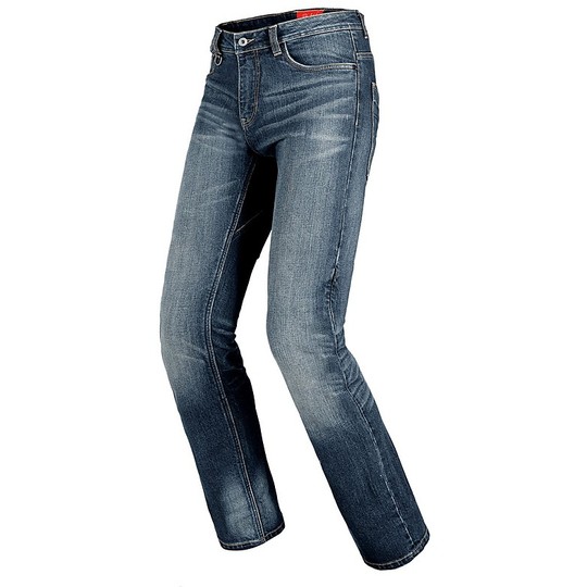 Jeans Moto Spidi J-TRACKER SHORT Blu Accorciati