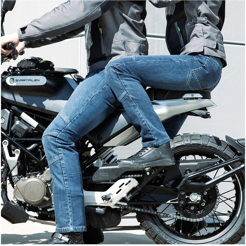 Jeans Moto Tecnici Hevik TUCSON MAN CE Blu 