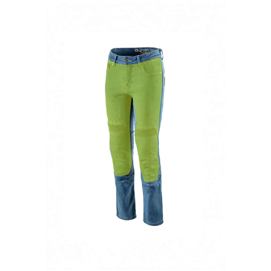 Jeans Pantaloni Moto Donna OJ STEEL LADY Blu