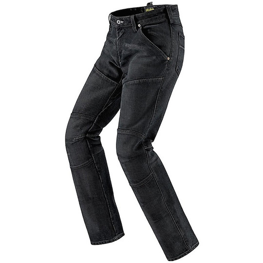 Jeans Spidi CREW Motorcycle Pants Black