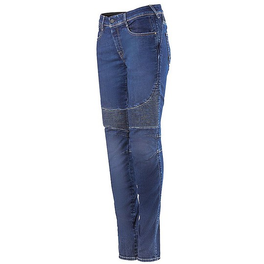 Jeans Women Alpinestars Moto Pants Stella CALLIE Denim Mid Tone Plus Blue