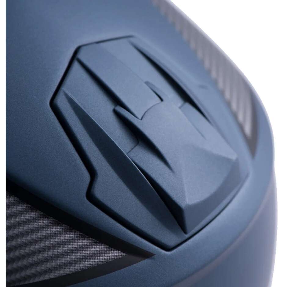 Jet Blauer motorcycle helmet in Blu SOLO BTR Fiber