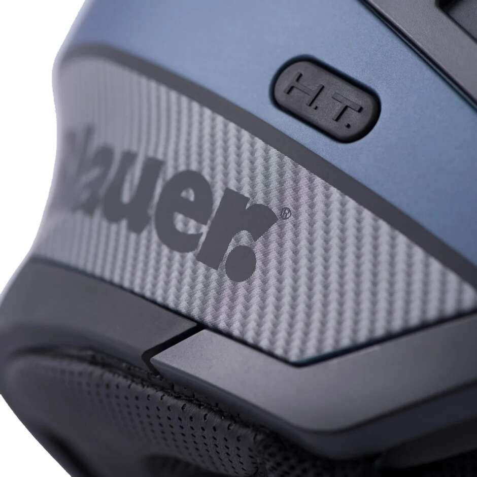 Jet Blauer motorcycle helmet in Blu SOLO BTR Fiber