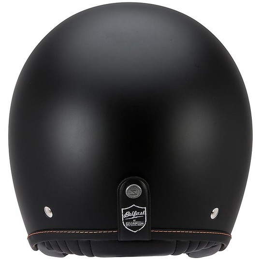 Jet Custom Scorpion Belfast Solid Black Opal Helmet