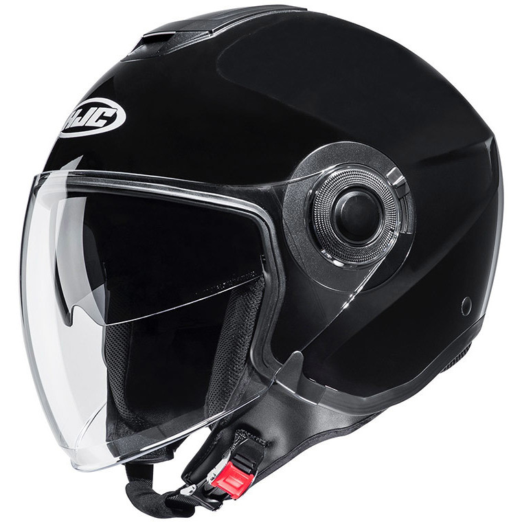 Jet Helm Doppelvisier HJC Moto i40 Solid Black