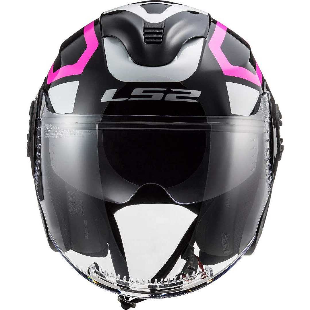 Doppelvisier Motorradhelm Jet Ls2 OF600 Copter Solid Matt Black  Online-Verkauf 