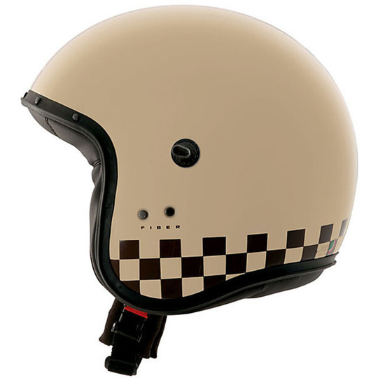 Jet Helmet Caberg model Freeride Indy Cream / Brown