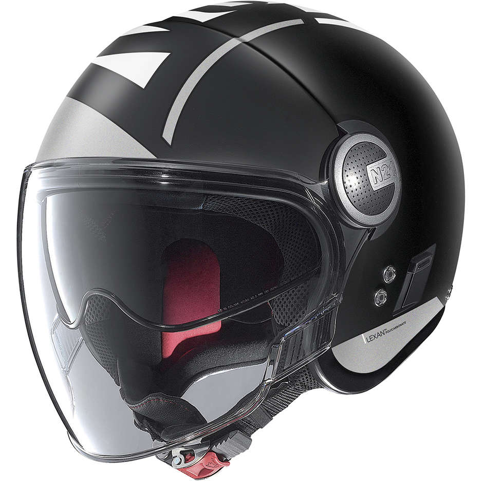 Jet Helmet Nolan N21 Visor AVANT-GARDE 076 Matt Black White