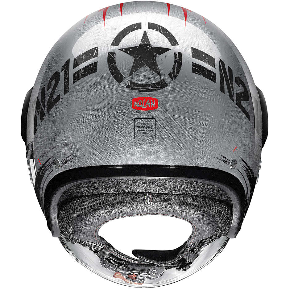 Jet Helmet Nolan N21 Visor JETFIRE 071 Scratched Chrome