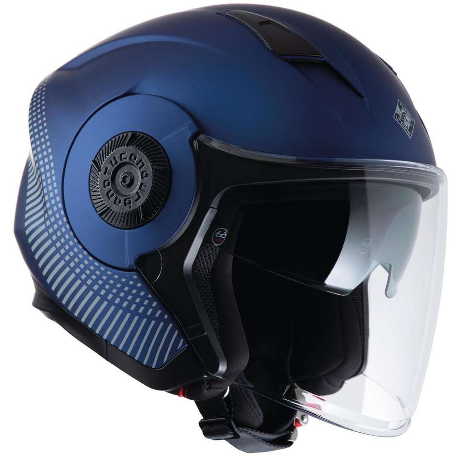 Jet Helmets Tucano Urbano EL TANGE 1400 Infinite Blue Graphica Opaque