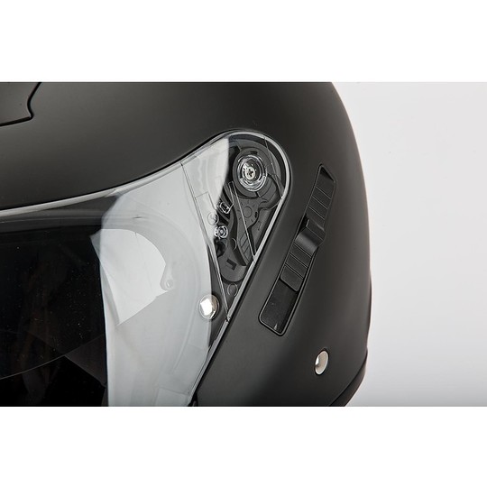 Jet Moto Helm Scorpion Exo-220 Solid Black Matt