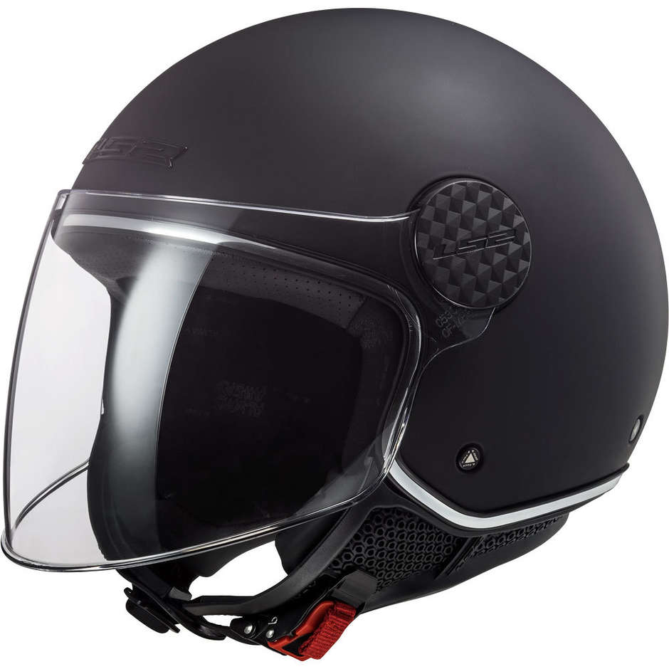 Jet Moto Helmet Ls2 OF558 SPHERE LUX Solid Matt Black