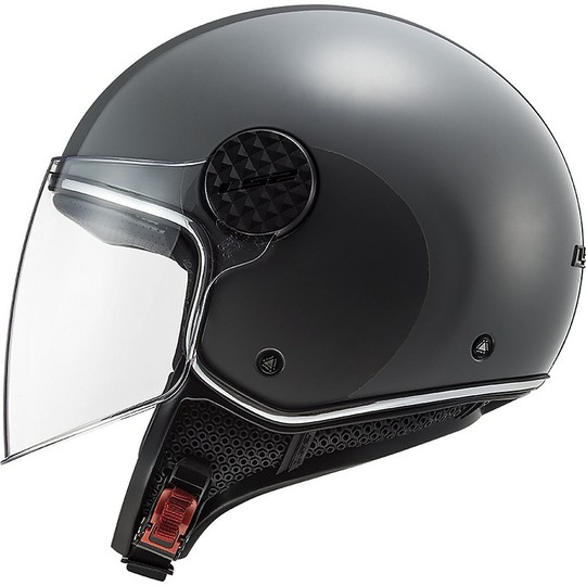Jet Moto Helmet Ls2 of558 SPHERE LUX Solid Nardo Gray
