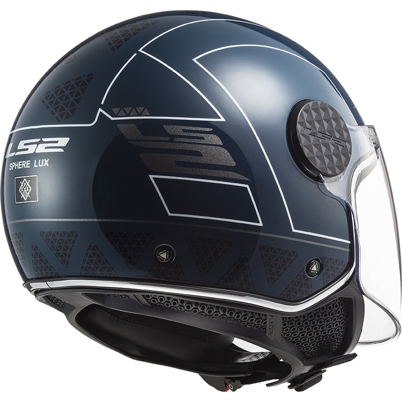 Jet Moto Ls2 OF558 Sphere Lux LINUS Cobalt Helmet