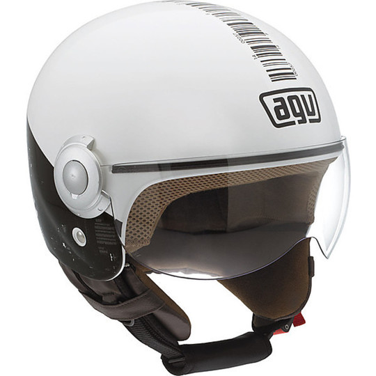 Jet Motorcycle Helmet Agv Bali Copter Barcode Multi