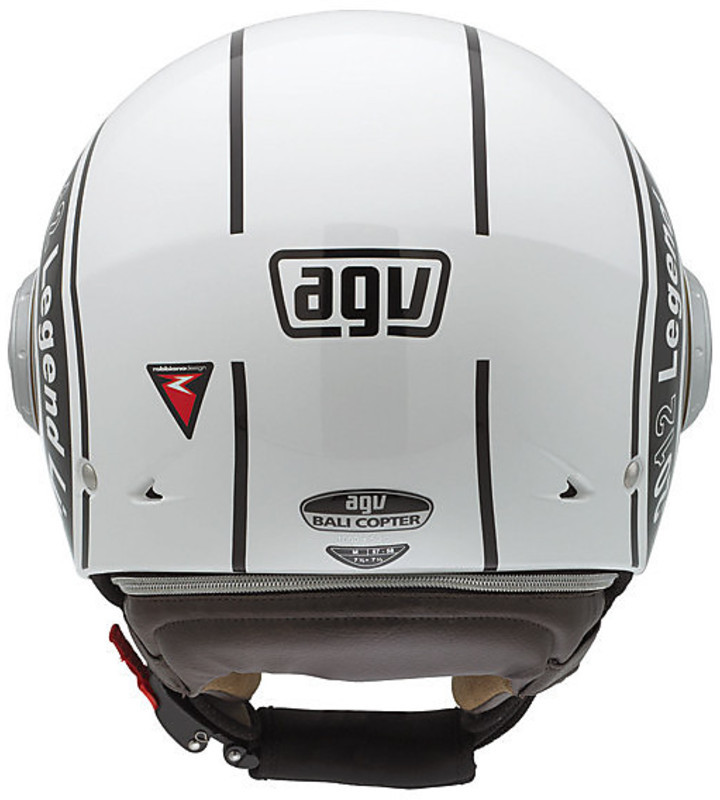 Jet Motorcycle Helmet Agv Bali Copter Legend Multi White For Sale