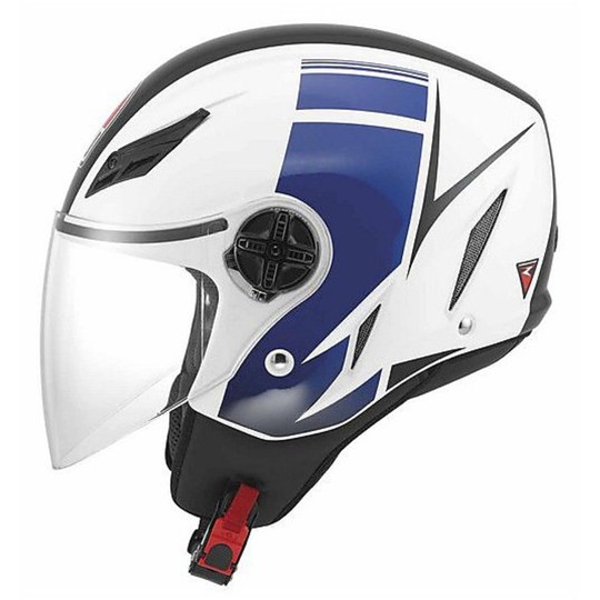Jet Motorcycle Helmet AGV Blade Multi FX White-Blue