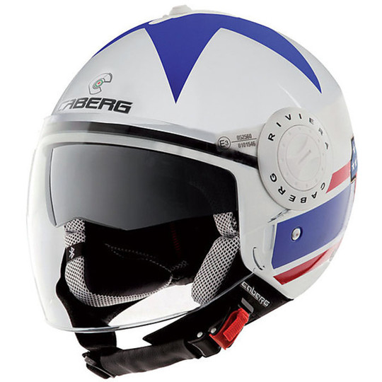 Jet Motorcycle Helmet Caberg Riviera V2 + Model Double Visor America