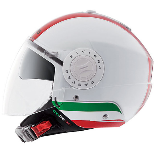 Jet Motorcycle Helmet Caberg Riviera V2 + Model Double Visor Italy