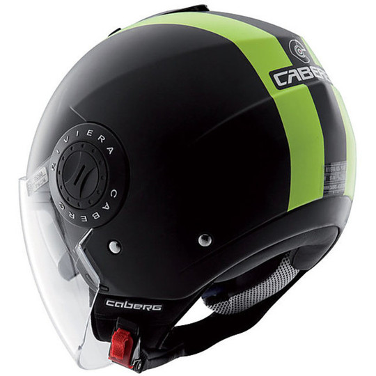 Jet Motorcycle Helmet Caberg Riviera V2 + Model Double Visor Legend Hi-Vizion