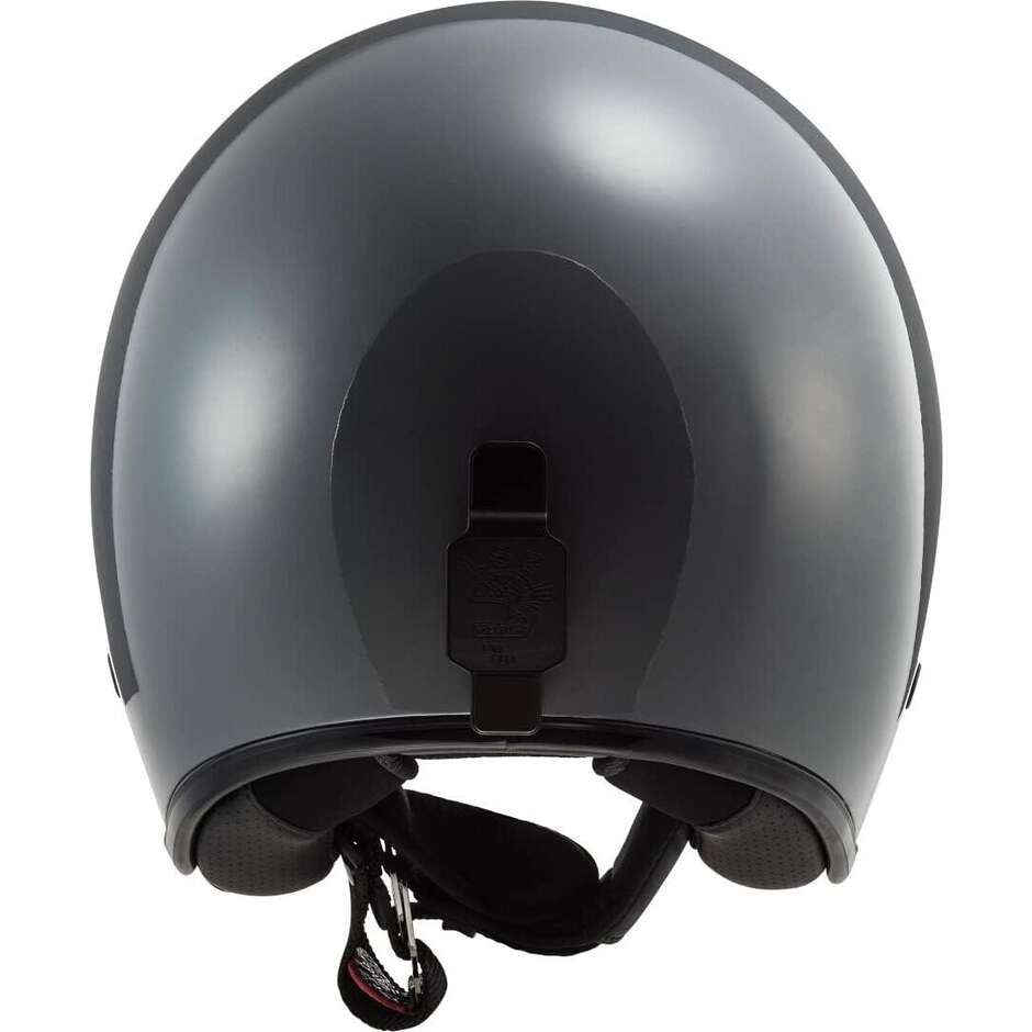 Jet Motorcycle Helmet Custom Custom Ls2 OF601 BOB Solid Nardo Gray