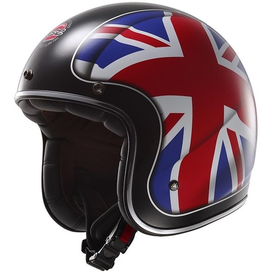 Jet motorcycle helmet LS2 OF583 In Fira Union Jack
