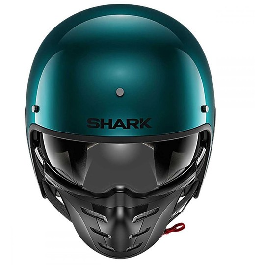 Jet Motorcycle Helmet Shark S-DRAK Blank Metal Fiber