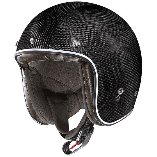 Jet Motorcycle Helmet X-Lite X-201 Ultra Carbon Pure 01 Glossy Carbon